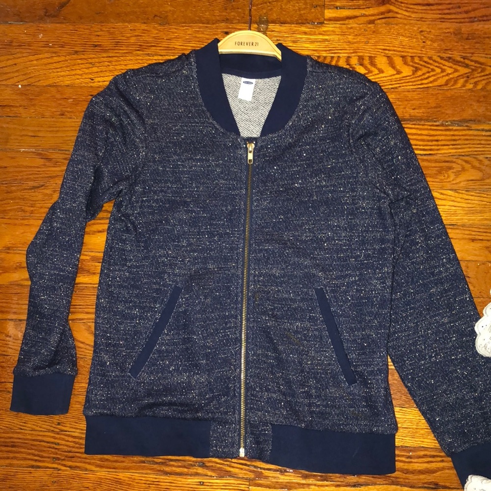 Cotton girl bomber jacket